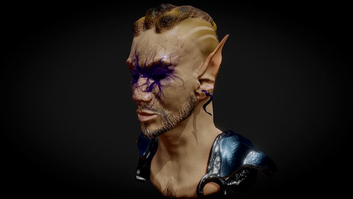 Corrupted Elf 3D Model