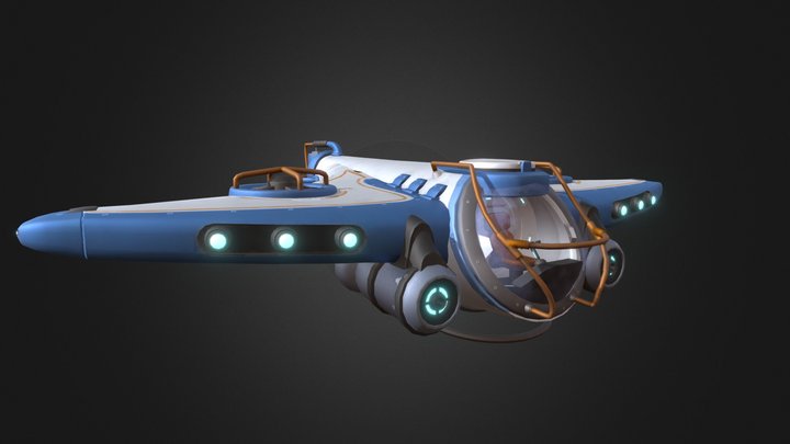 Stingray Submersible 3D Model