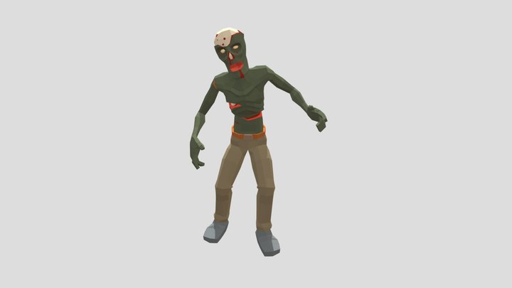 Mad Zombie! 3D Model