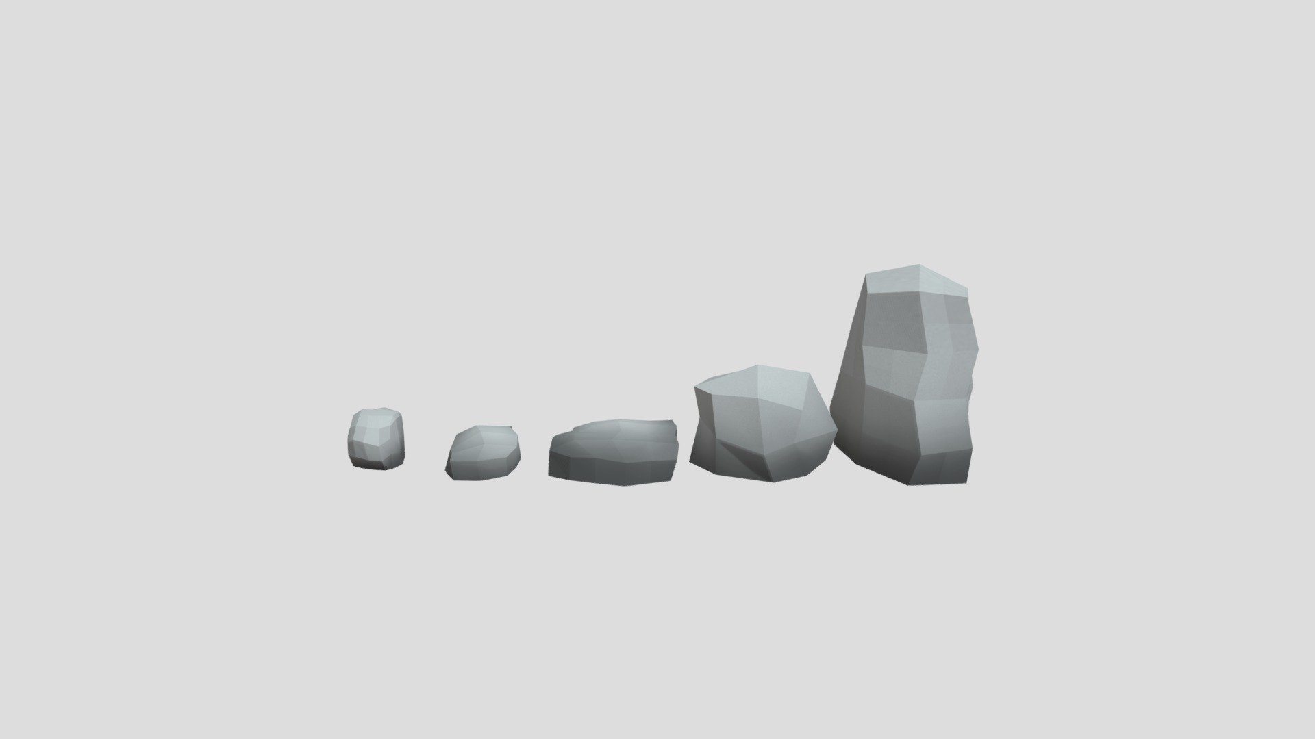 Low Poly Stones - 3D model by betty035523222 [3ae860e] - Sketchfab