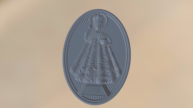 MENINO JESUS PRAGA 3D Model
