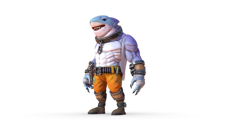 Sharkinite_Pose 3D Model