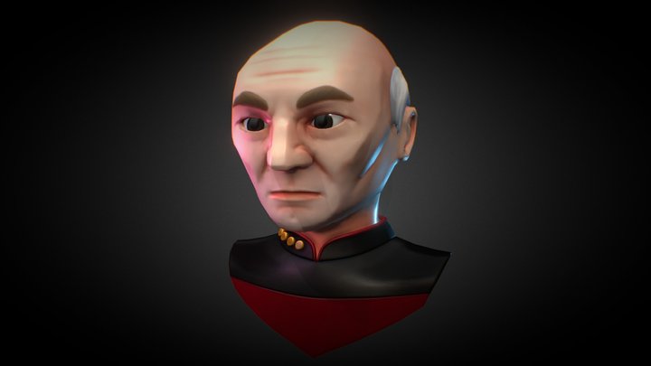 Cpt. Jean Luc Picard 3D Model