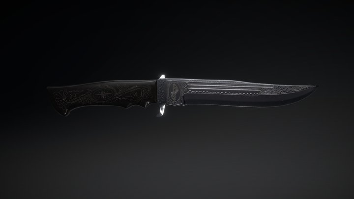 Hunting_Knife 3D Model
