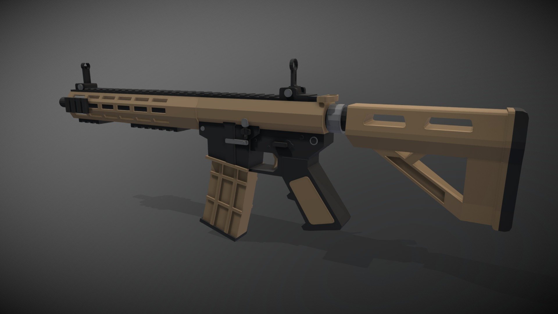 MK18-Assault Rifle - Download Free 3D model by CastleBravo ...