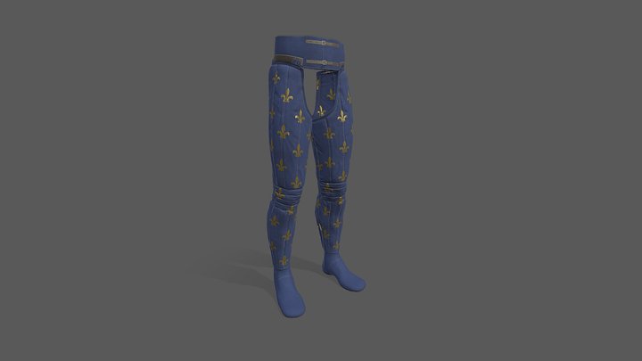 Medieval Chausses for MetaHuman 3D Model