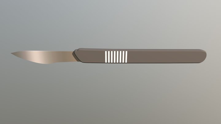 手術刀 3D Model