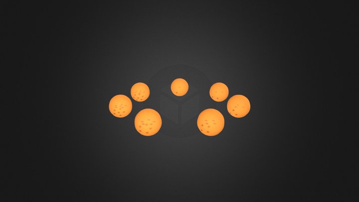 Dragon Balls 3D Model