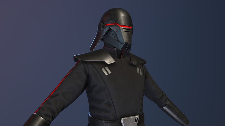 Second Sister Inquisitor Armor 3D Model