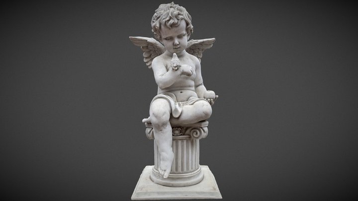 Baby Angel 3D Model