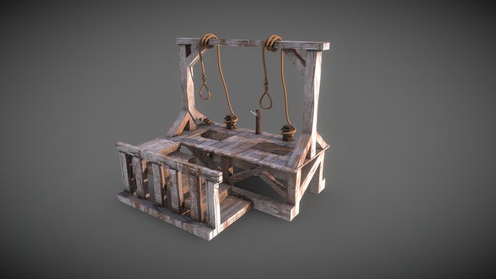 Old Gallows – Kostenloses 3D-Modell STL