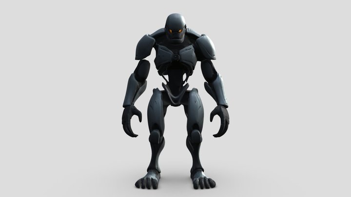 Cyborg (Trellis and StableProjectorz) 3D Model