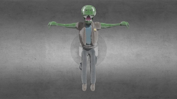CapitanRex_Low 3D Model