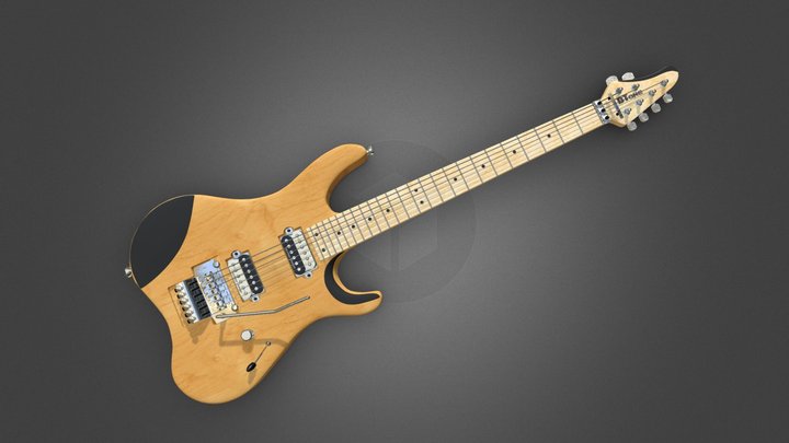 Guitar Eko DTone 3D Model