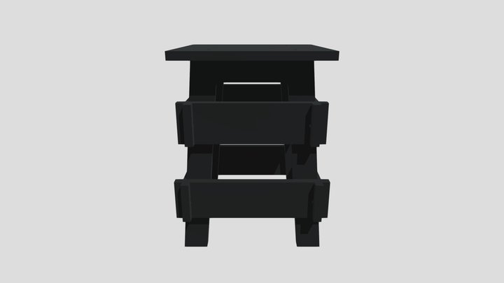 Tower Stool of Banco de Benfica 3D Model