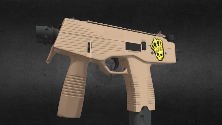Brügger & Thomet MP9 3D Model