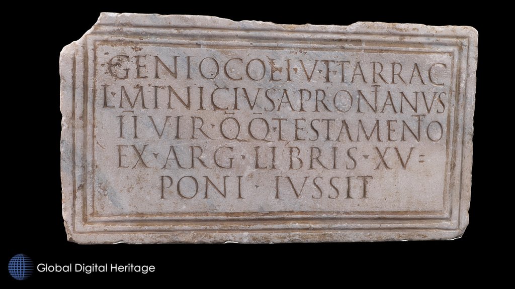 Roman epigraphy A 3D model collection by Birgitta.Hoffmann (Birgitta