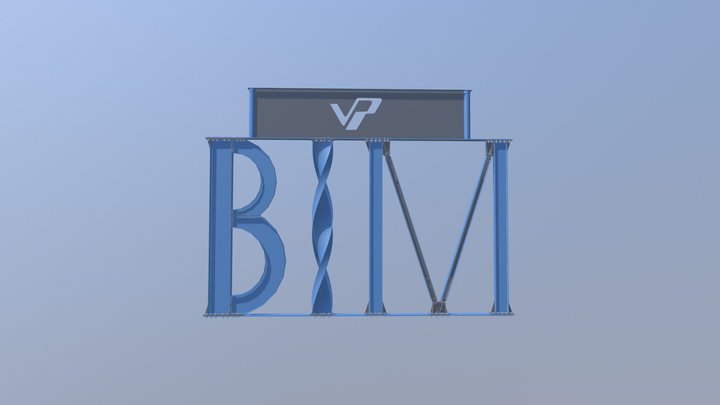 Varco Pruden BIM Logo 3D Model