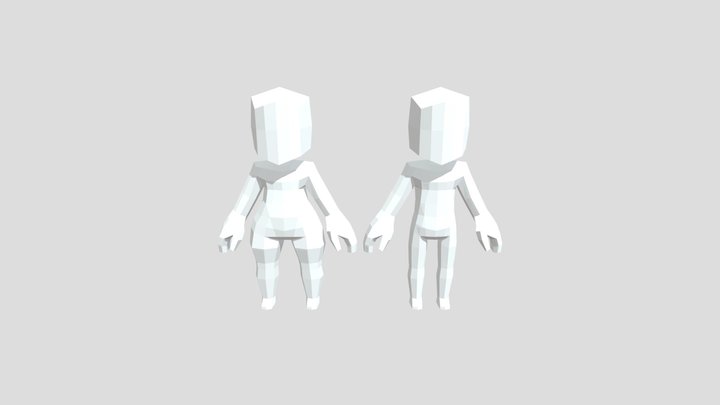 anime chibi 3D Model
