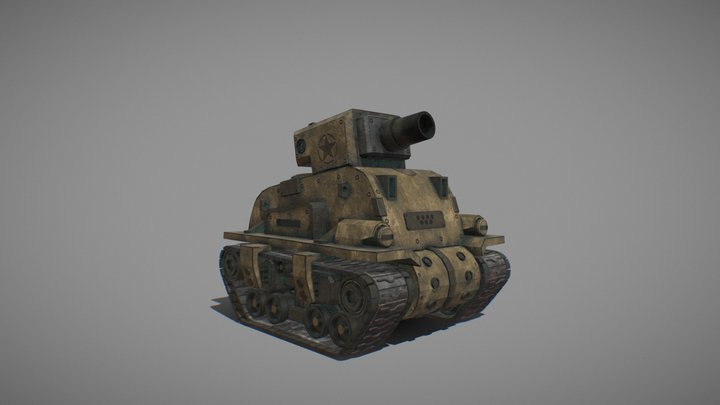 Small tank 3D Model