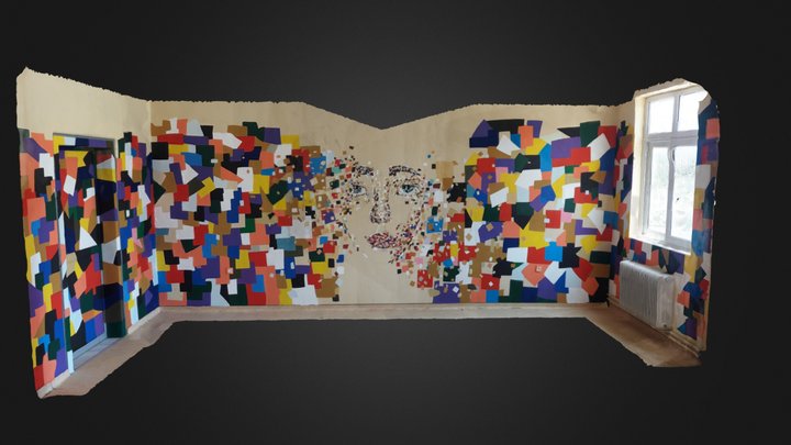 Graffiti 2nd J. High School - Naoussa 3D Model