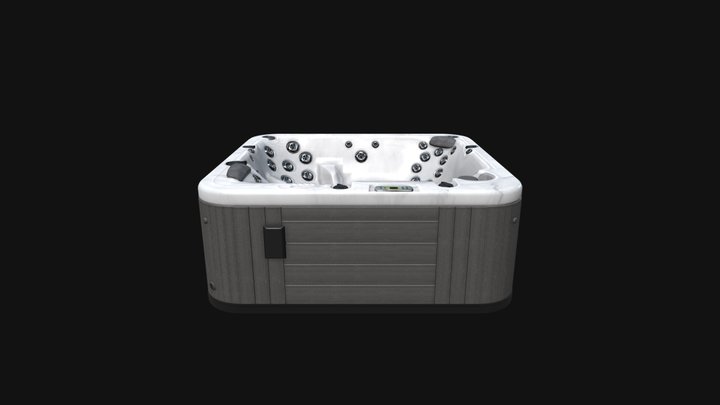 GL635L Hot Tub - Garden Leisure 3D Model