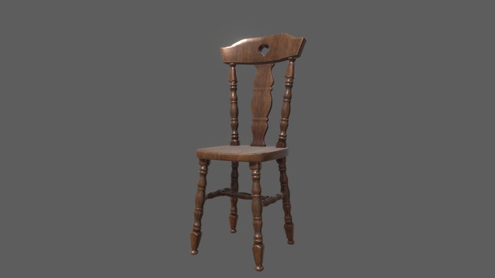 Old Chair 3D Model