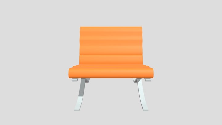 Blueprint Chair 3D Model