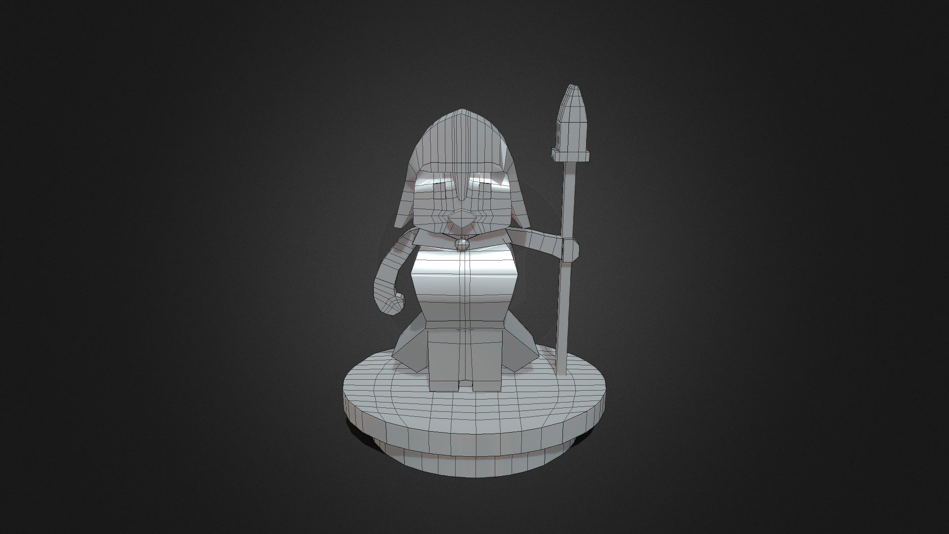 Rough Sketch (Chess Piece ~ Knight/Cleric)