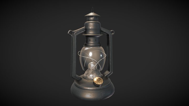 1950s Lantern 3D Model