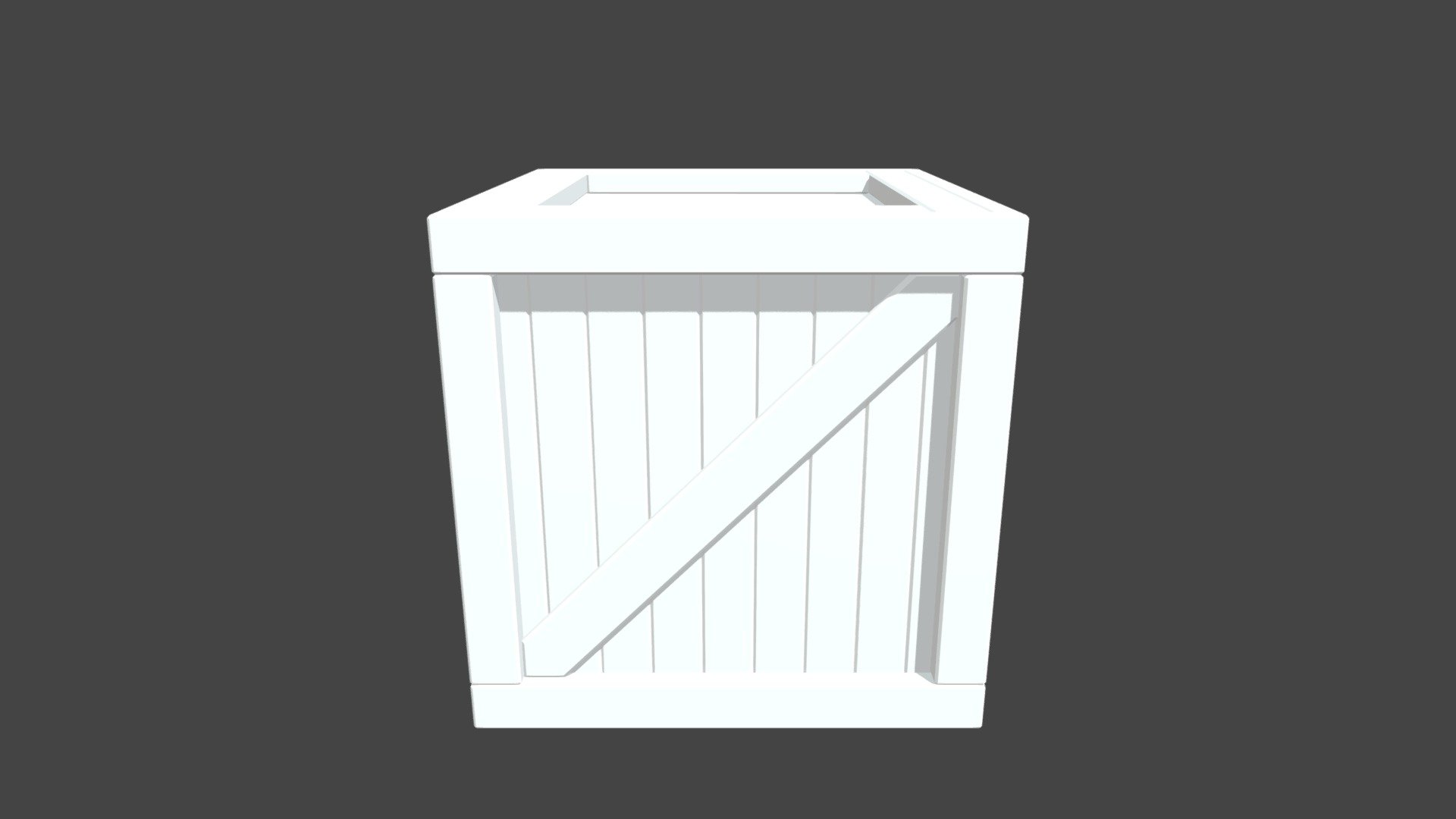 High Poly Crate
