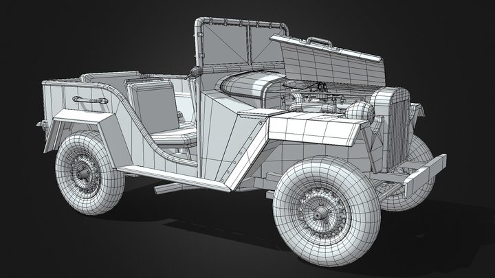 Gaz 67 – Free 3D Model STL