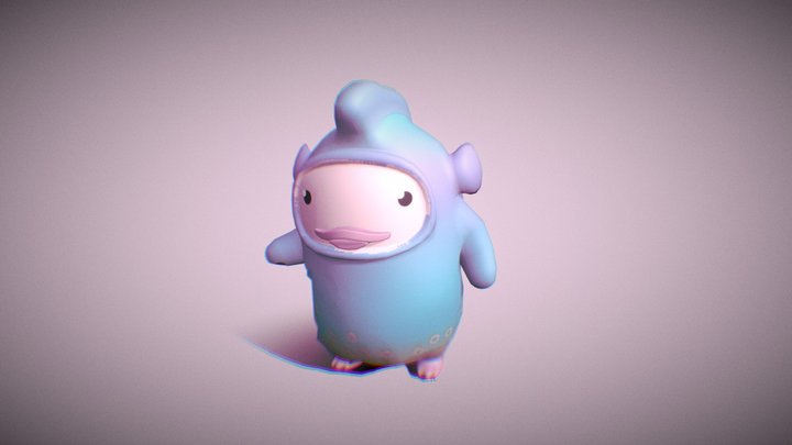 Duckoo - Fan Art 3D Model