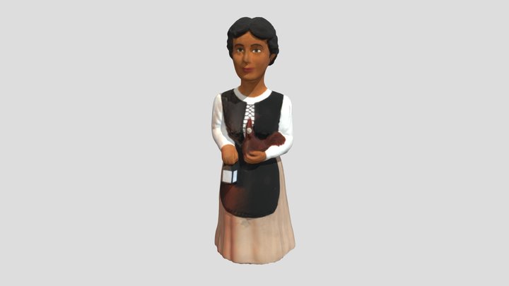Masovera i el gall 3D Model