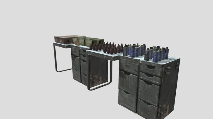 Low poly game assets 3D Model