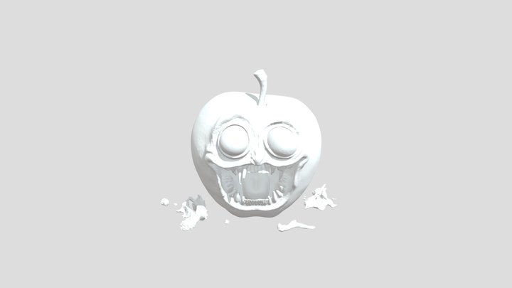 HORROR APPLE MONSTER 3D Model