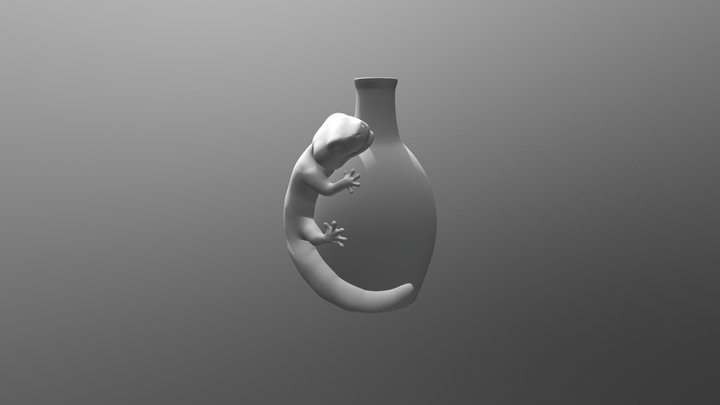 Botella Salamandra 3D Model