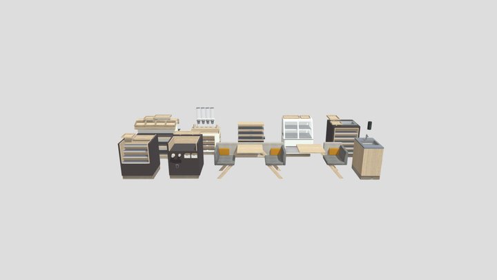 Total furnitures 3D Model