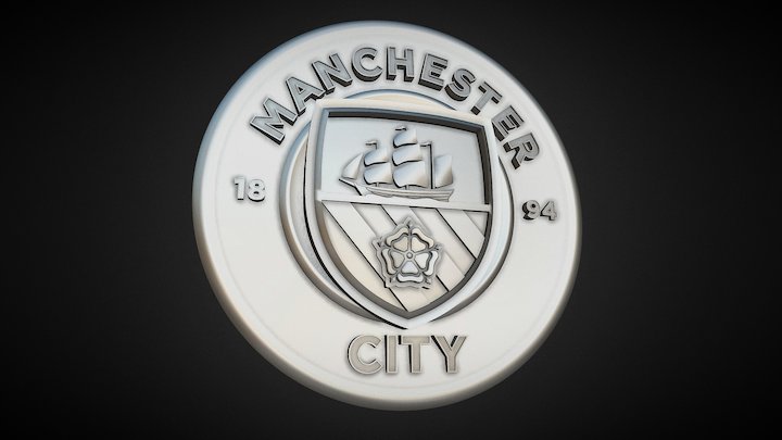 FC Manchester City - STL 3d model for CNC 3D Model