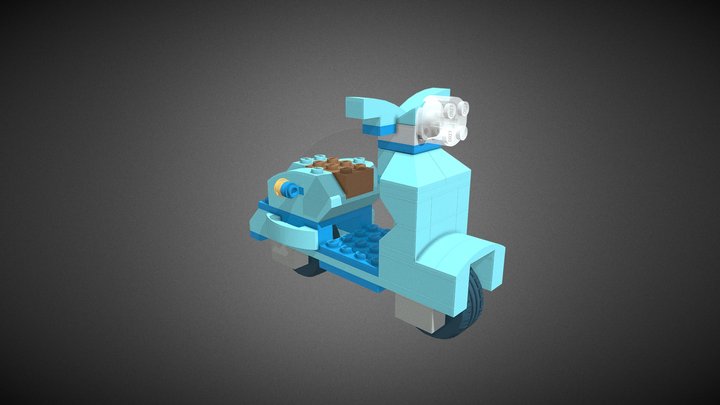 Moped 3D Model