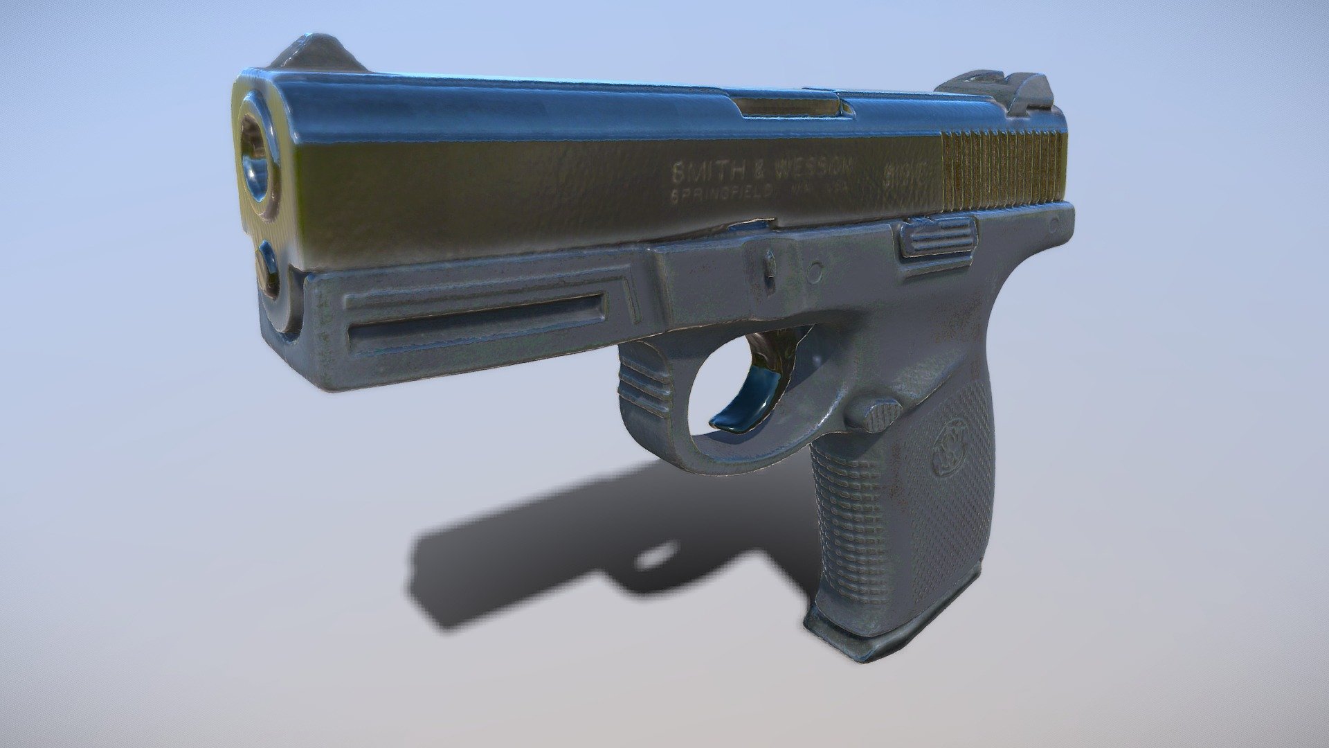 Smith and Wesson SW9VE (3D-scan)