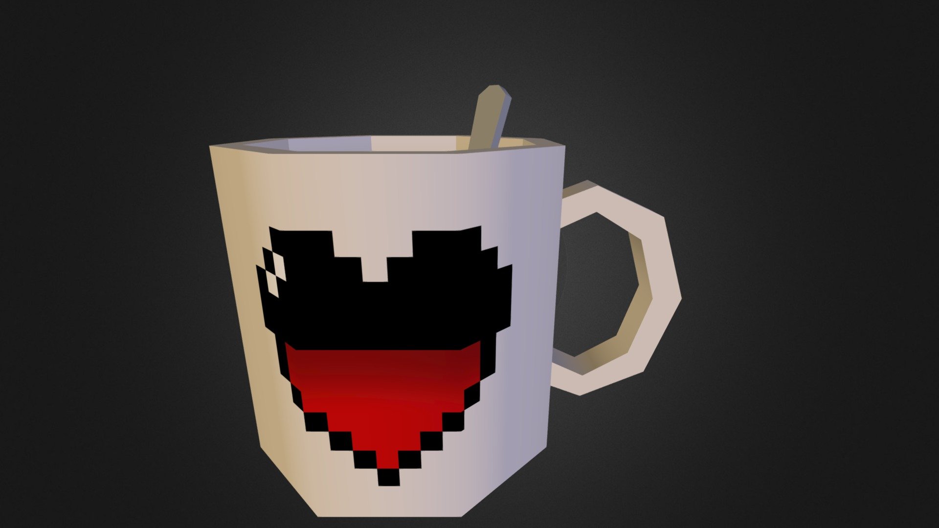 Pixel Heart Mug