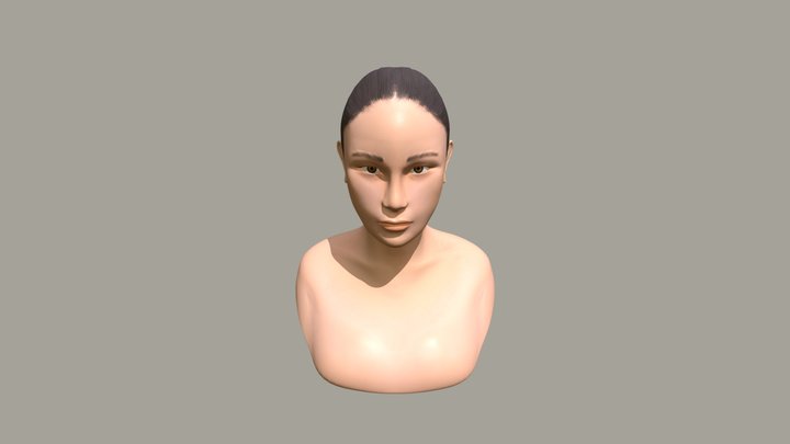 Game Resolution head 3D Model