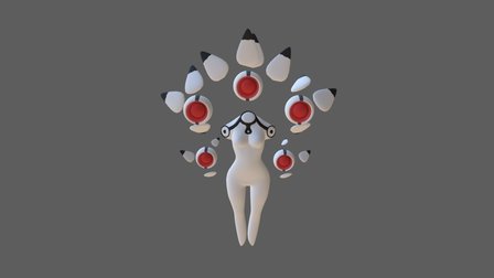 Lady Transistor 3D Model