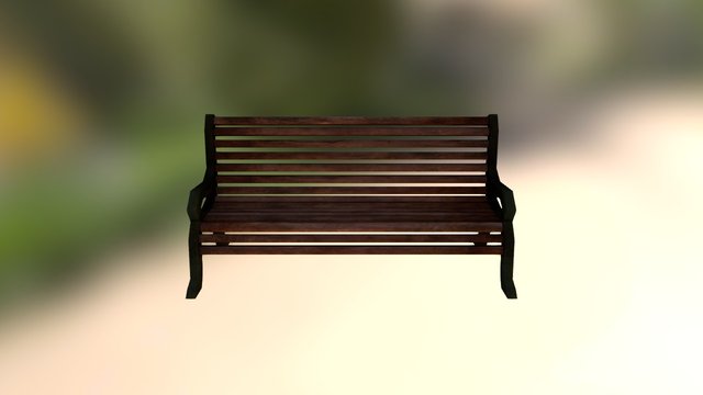 Free Parkchair 3D Model