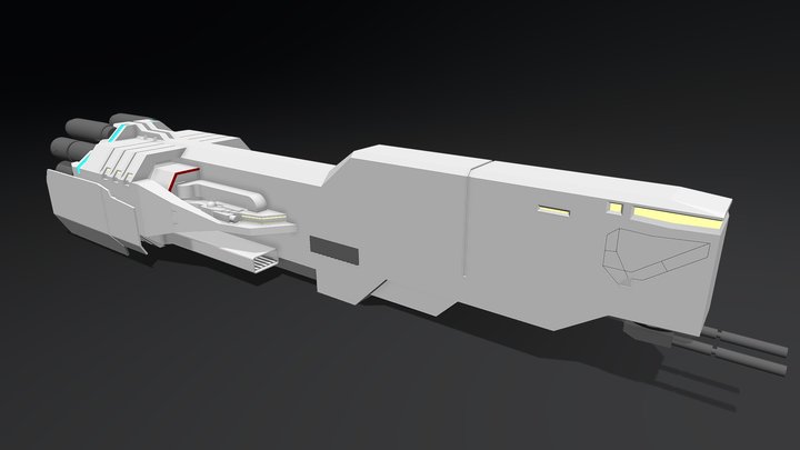 Liberatas Bastian Destroyer 3D Model