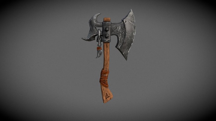 Viking Axe – Bjorn: Last of the Fjords 3D Model