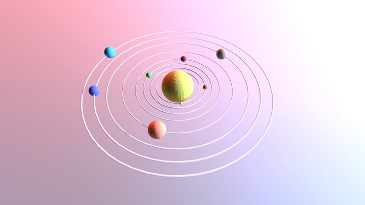 Solar System 3D Model