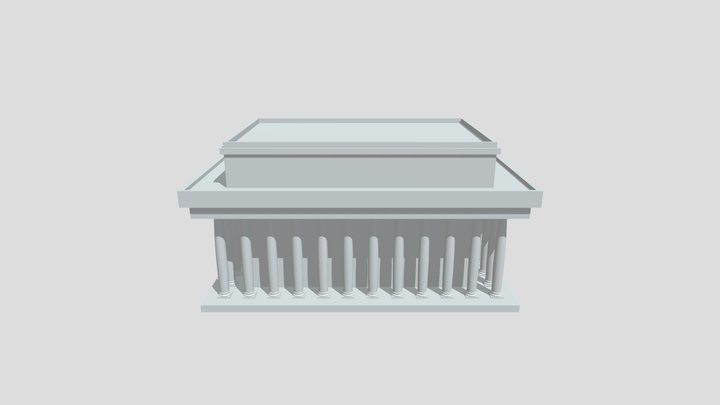 Doric Pillar (Lincoln Memorial) 3D Model