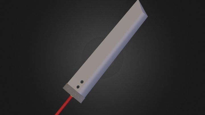 FF7 Buster Sword 1 3D Model